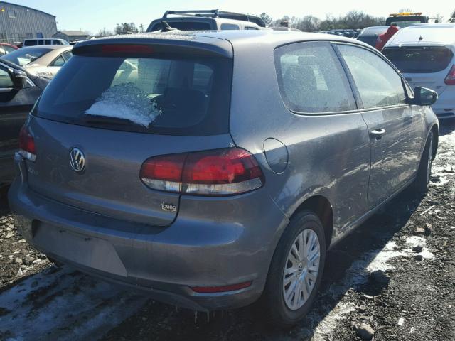 WVWAB7AJ2CW089053 - 2012 VOLKSWAGEN GOLF 灰色 照片 4