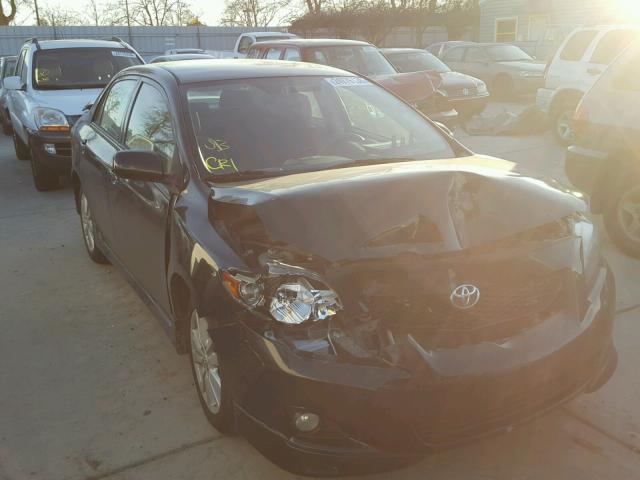 2T1BU4EE6AC426498 - 2010 TOYOTA COROLLA BA BLACK photo 1