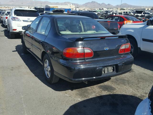 1G1NE52JX3M537216 - 2003 CHEVROLET MALIBU LS BLACK photo 3