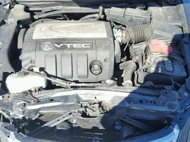 JH4KB16647C000966 - 2007 ACURA RL GRAY photo 7