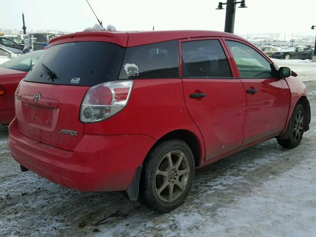 2T1KR32E26C579466 - 2006 TOYOTA COROLLA MA RED photo 4