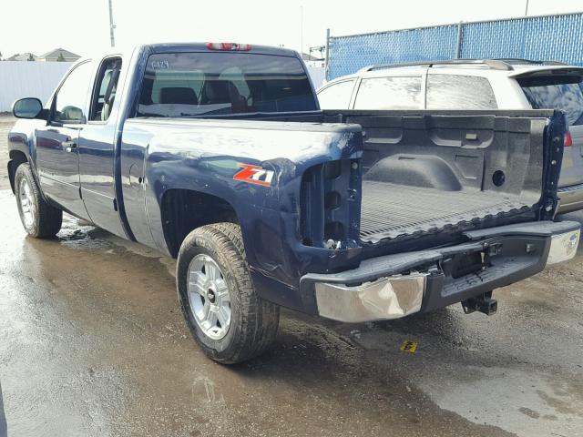 2GCEC19J571596641 - 2007 CHEVROLET SILVERADO BLUE photo 3