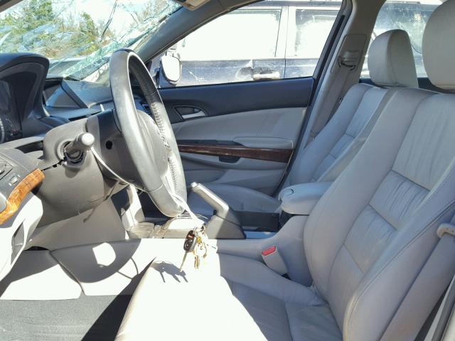 1HGCP2F88CA035614 - 2012 HONDA ACCORD EXL GRAY photo 5