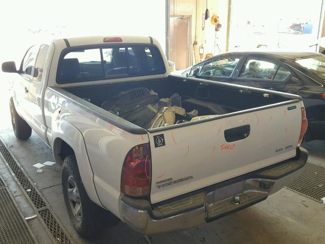 5TETU62N36Z150044 - 2006 TOYOTA TACOMA PRE WHITE photo 3