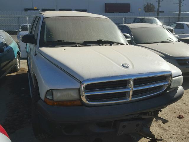 1B4HR28N11F608125 - 2001 DODGE DURANGO WHITE photo 1