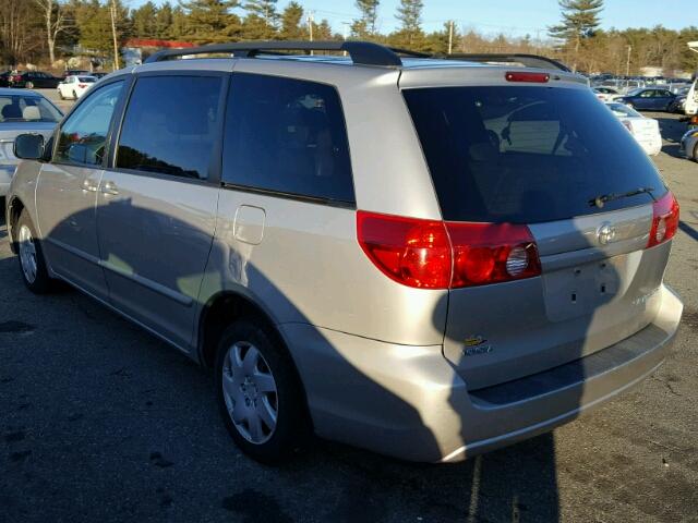 5TDZK23C09S269855 - 2009 TOYOTA SIENNA CE SILVER photo 3