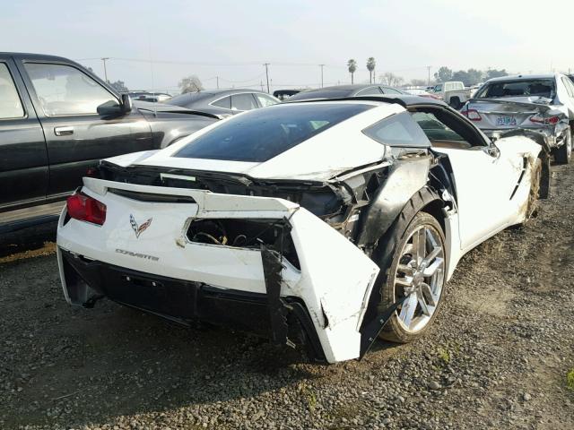 1G1YM2D72F5102317 - 2015 CHEVROLET CORVETTE S WHITE photo 4