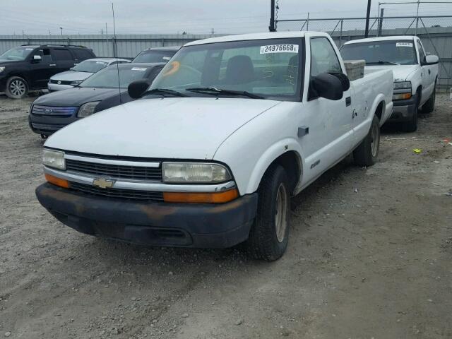 1GCCS14W41K129800 - 2001 CHEVROLET S TRUCK S1 WHITE photo 2