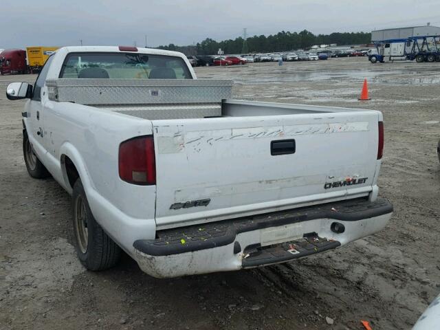 1GCCS14W41K129800 - 2001 CHEVROLET S TRUCK S1 WHITE photo 3