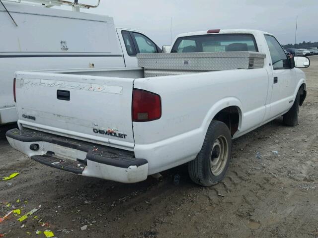 1GCCS14W41K129800 - 2001 CHEVROLET S TRUCK S1 WHITE photo 4