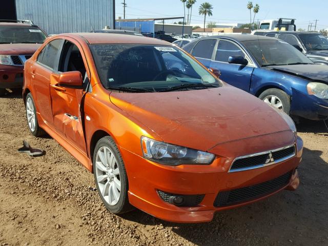 JA32X8HW0BU041394 - 2011 MITSUBISHI LANCER GTS ORANGE photo 1