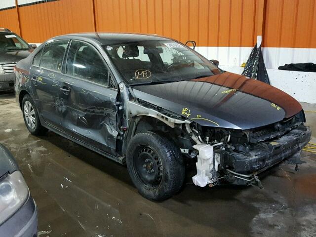 3VW2K7AJ0DM394666 - 2013 VOLKSWAGEN JETTA BASE 灰色 照片 9