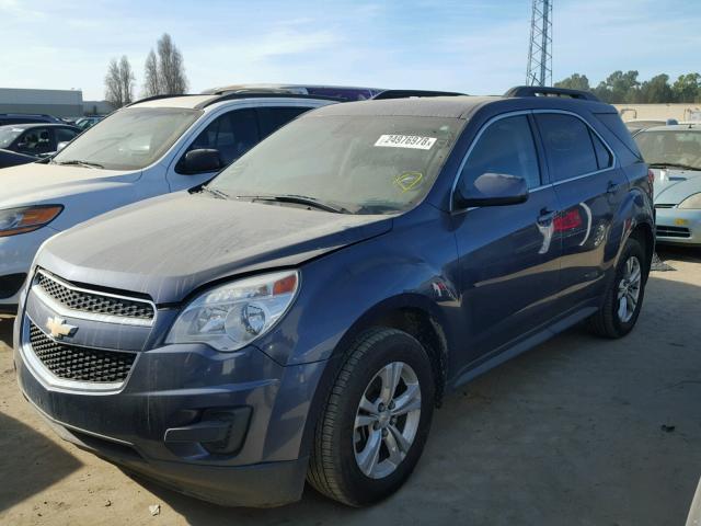 2GNALDEK6D6208286 - 2013 CHEVROLET EQUINOX LT BLUE photo 2