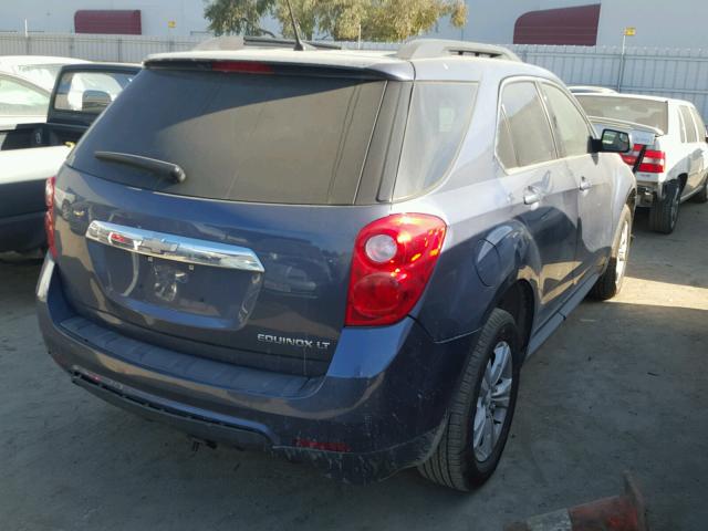 2GNALDEK6D6208286 - 2013 CHEVROLET EQUINOX LT BLUE photo 4