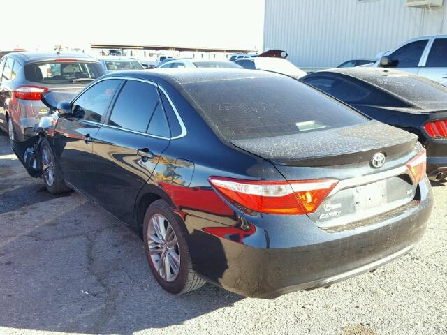 4T1BF1FK0FU036578 - 2015 TOYOTA CAMRY LE BLACK photo 3