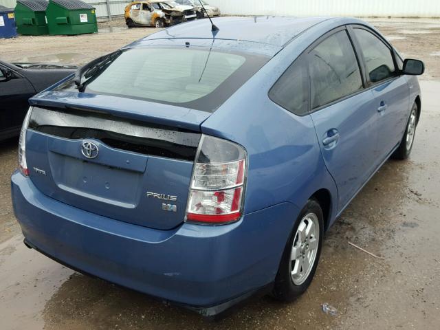 JTDKB20U687764620 - 2008 TOYOTA PRIUS BLUE photo 4