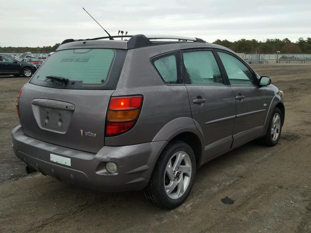 5Y2SL62844Z406371 - 2004 PONTIAC VIBE GRAY photo 4