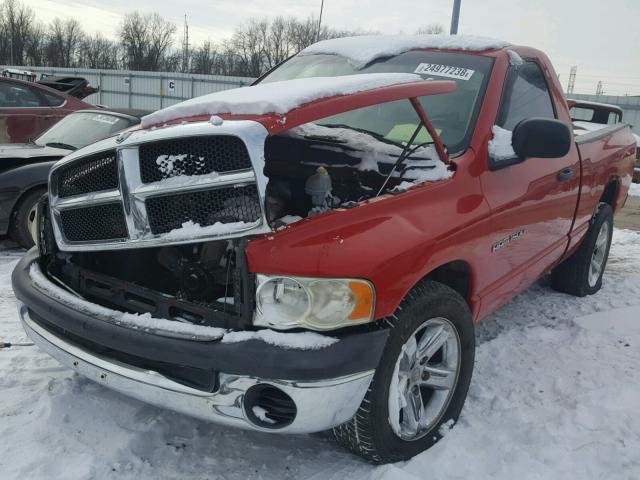 1D7HA16N92J126661 - 2002 DODGE RAM 1500 RED photo 2