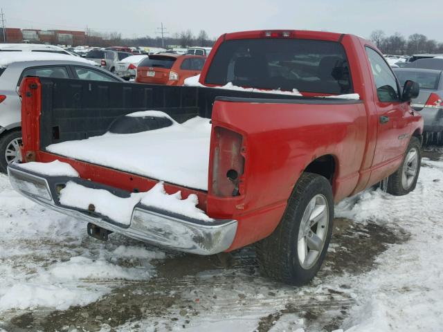 1D7HA16N92J126661 - 2002 DODGE RAM 1500 RED photo 4