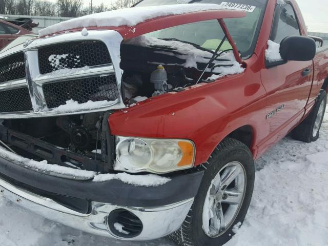 1D7HA16N92J126661 - 2002 DODGE RAM 1500 RED photo 9