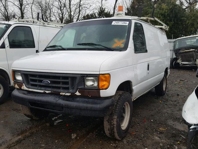 1FTNE24W24HB31682 - 2004 FORD ECONOLINE WHITE photo 2