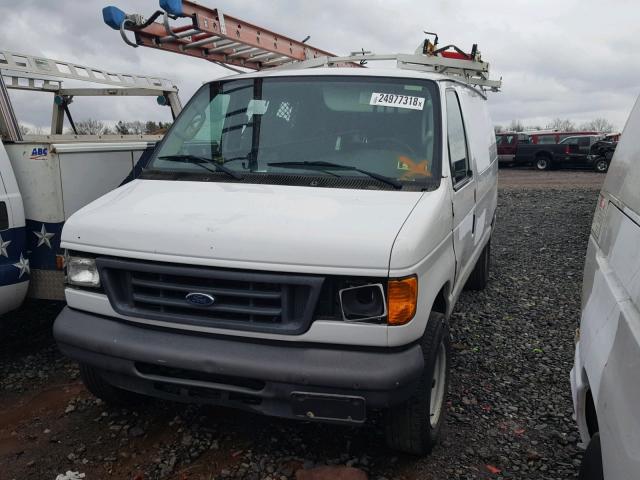 1FTNE24L77DA39680 - 2007 FORD ECONOLINE WHITE photo 2