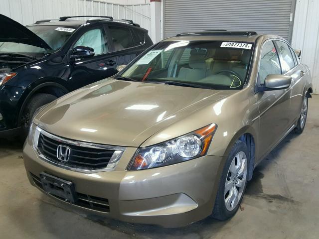 1HGCP26739A089841 - 2009 HONDA ACCORD EX GOLD photo 2