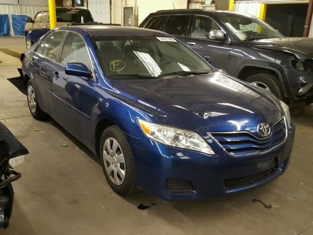 4T4BF3EK9BR152939 - 2011 TOYOTA CAMRY BASE BLUE photo 1