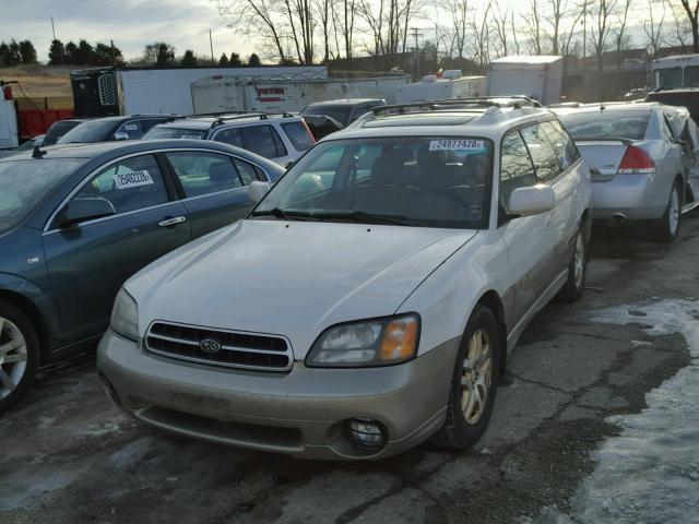 4S3BH686027647490 - 2002 SUBARU LEGACY OUT YELLOW photo 2