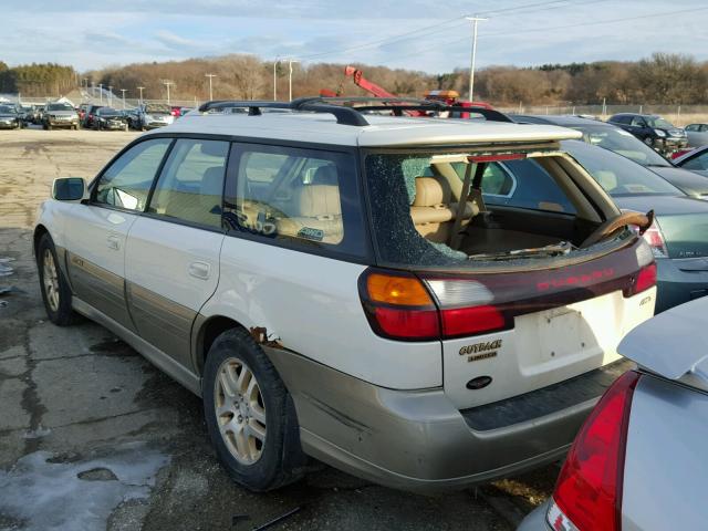 4S3BH686027647490 - 2002 SUBARU LEGACY OUT YELLOW photo 3