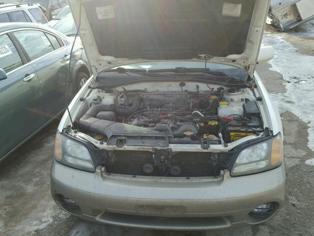 4S3BH686027647490 - 2002 SUBARU LEGACY OUT YELLOW photo 7