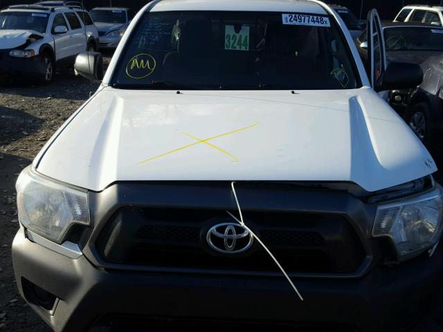 5TFTX4CN2EX043096 - 2014 TOYOTA TACOMA ACC WHITE photo 7