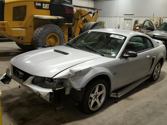 1FAFP42X2YF173895 - 2000 FORD MUSTANG GT SILVER photo 2