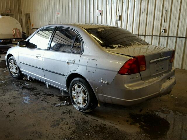 2HGES15442H930551 - 2002 HONDA CIVIC DX SILVER photo 3