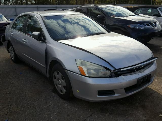 1HGCM56476A176122 - 2006 HONDA ACCORD LX SILVER photo 1