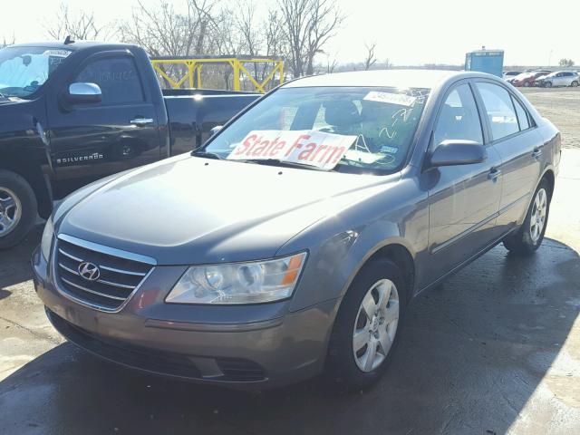 5NPET46C09H538705 - 2009 HYUNDAI SONATA GLS GRAY photo 2