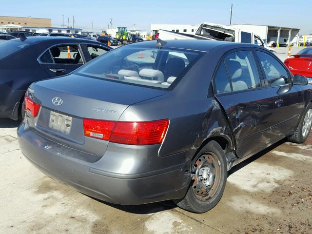 5NPET46C09H538705 - 2009 HYUNDAI SONATA GLS GRAY photo 4