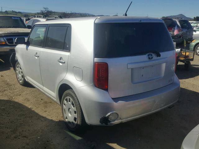 JTLKE50E991066531 - 2009 TOYOTA SCION XB 银色 照片 3
