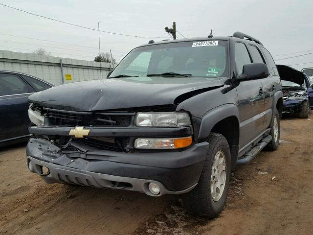 1GNEK13TX5R123231 - 2005 CHEVROLET TAHOE K150 BLACK photo 2