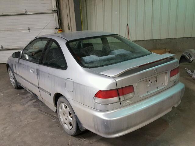 1HGEJ8279XL808725 - 1999 HONDA CIVIC SI SILVER photo 3