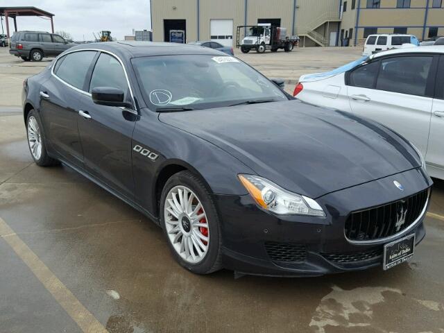 ZAM56RRA2E1086400 - 2014 MASERATI QUATTROPOR BLACK photo 1