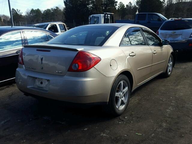 1G2ZG58N074119271 - 2007 PONTIAC G6 BASE BEIGE photo 4