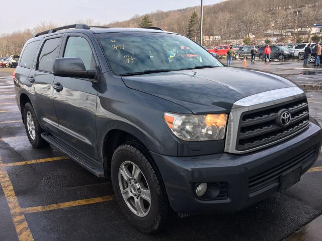 5TDBY64A18S009631 - 2008 TOYOTA SEQUOIA SR BLACK photo 1