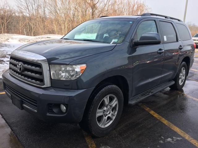 5TDBY64A18S009631 - 2008 TOYOTA SEQUOIA SR BLACK photo 2