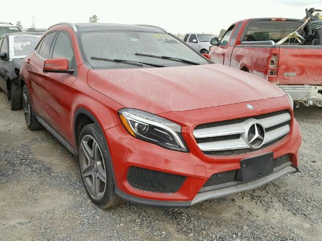 WDCTG4GB1FJ075519 - 2015 MERCEDES-BENZ GLA 250 4M RED photo 1