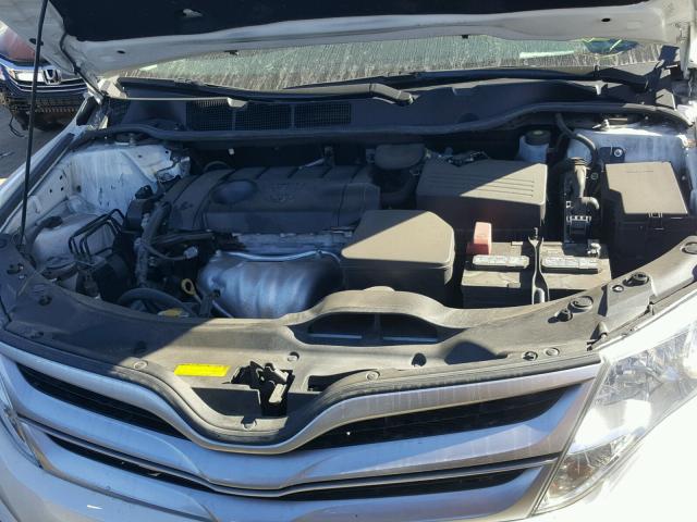 4T3ZA3BB1EU087026 - 2014 TOYOTA VENZA LE WHITE photo 7