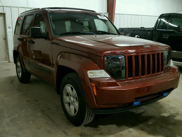 1J8GP28K59W526753 - 2009 JEEP LIBERTY SP MAROON photo 1