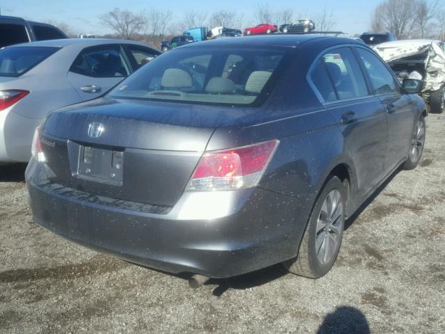 1HGCP2F38AA035341 - 2010 HONDA ACCORD LX GRAY photo 4