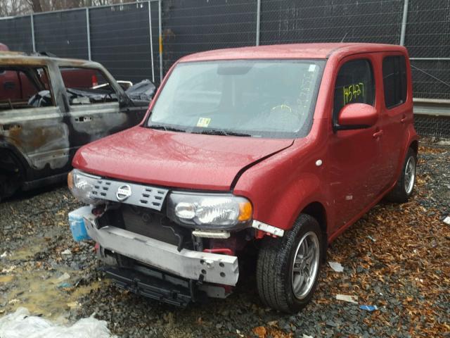 JN8AZ2KR3AT165207 - 2010 NISSAN CUBE BASE RED photo 2