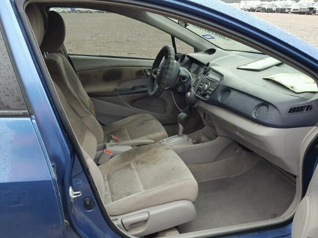 JHMZE2H54AS024259 - 2010 HONDA INSIGHT LX BLUE photo 5